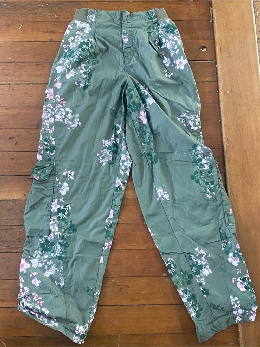 Free People Movement Printed Cargo Pants Large
